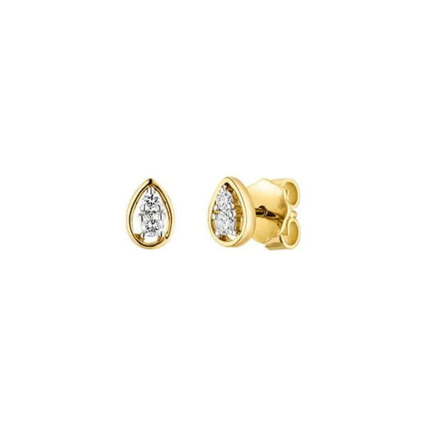 Ohrstecker mit 4 Brillanten zus. 0,123ct.