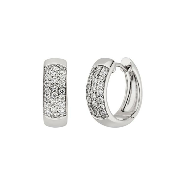 Ohrschmuck mit 44 Brillanten zus. 0,578ct.