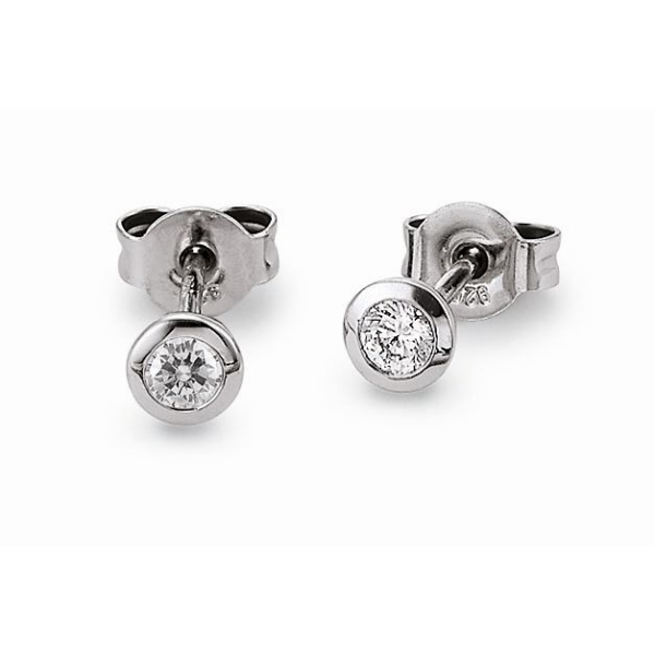 Ohrstecker mit 2 Zirkonia