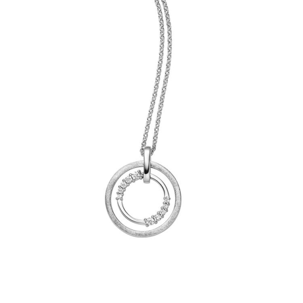 Anhänger mit Kette mit 10 Zirkonia