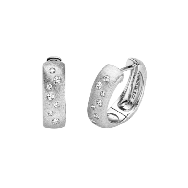 Creolen mit 14 Zirkonia