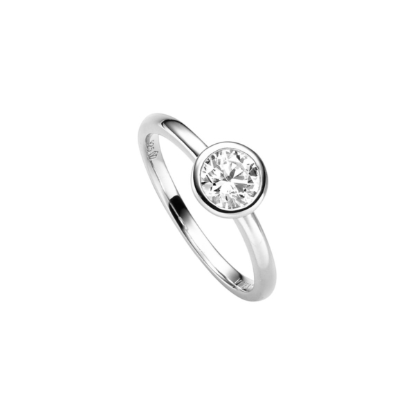 Ring mit 1 Zirkonia