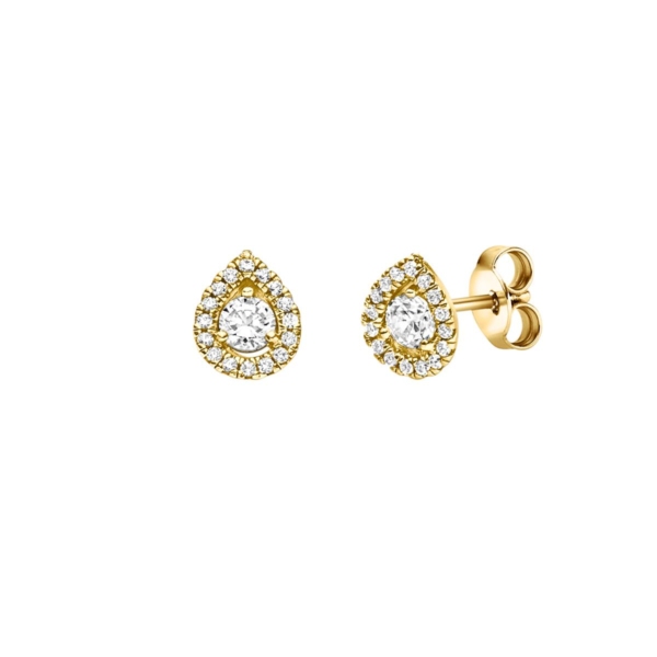 Ohrschmuck mit 34 Zirkonia
