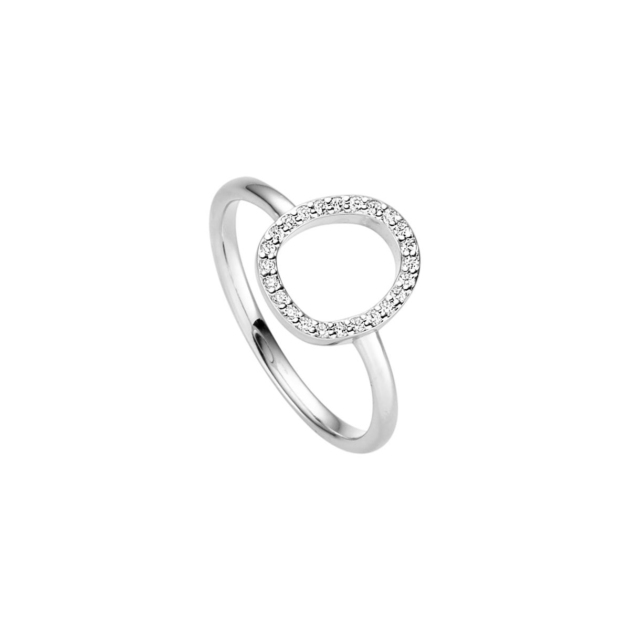 Ring mit 24 Zirkonia