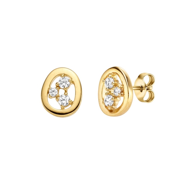 Ohrschmuck mit 6 Zirkonia