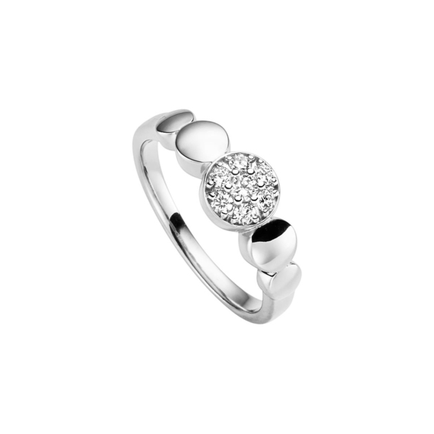 Ring mit 7 Zirkonia