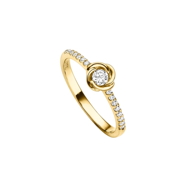 Ring mit 17 Zirkonia
