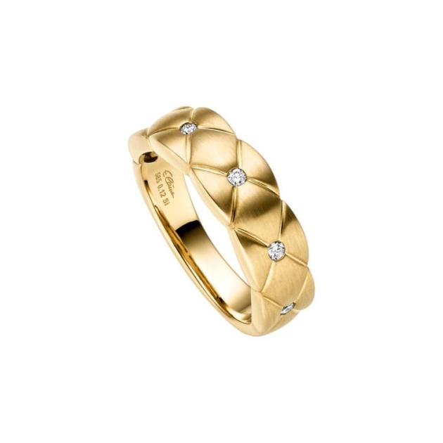 Ring mit 5 Brillanten zus. 0,12ct.
