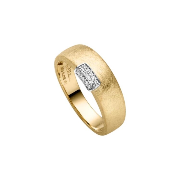 Ring mit 14 Brillanten zus. 0,051ct.