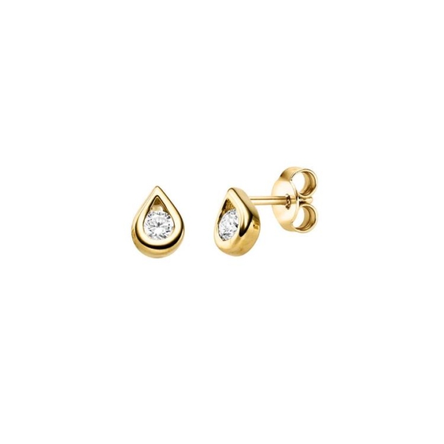Ohrschmuck mit 2 Zirkonia