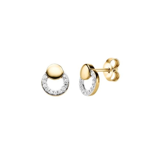 Ohrschmuck mit 22 Zirkonia