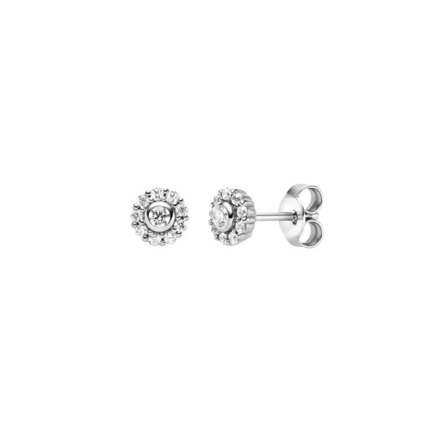 Ohrschmuck mit 20 Zirkonia