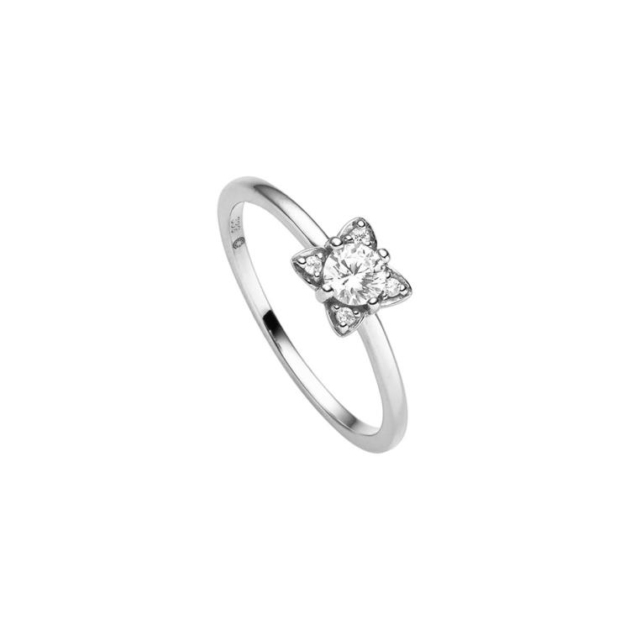 Ring mit 5 Zirkonia