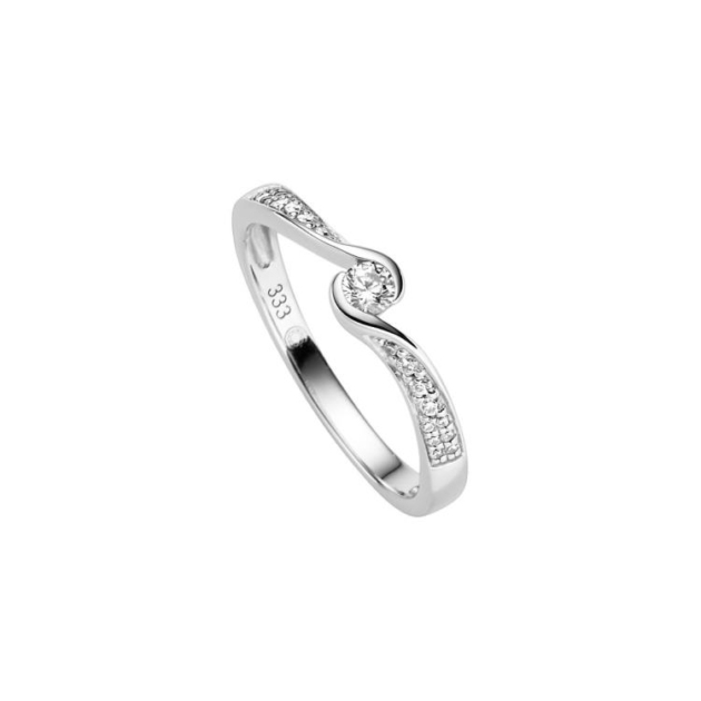 Ring mit 21 Zirkonia