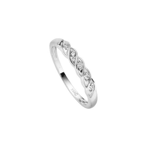 Ring mit 5 Zirkonia