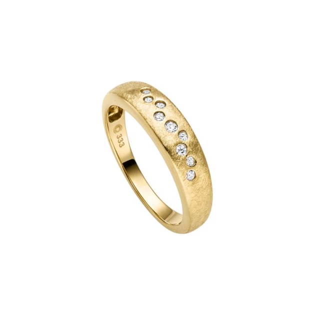 Ring mit 9 Zirkonia