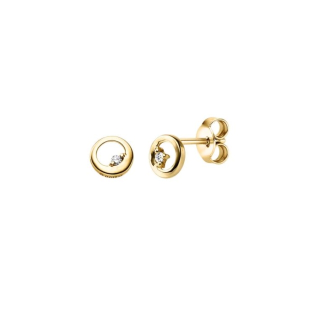 Ohrschmuck mit 2 Brillanten zus. 0,024ct.