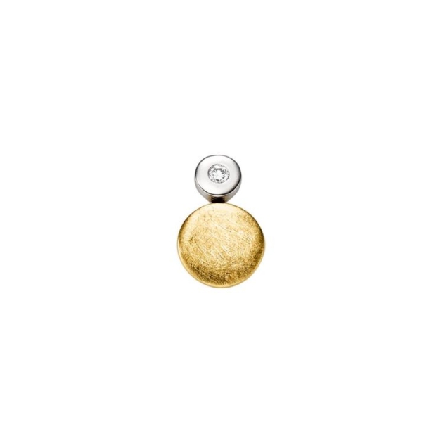 Anhänger mit 1 Brillant zus. 0,03ct.