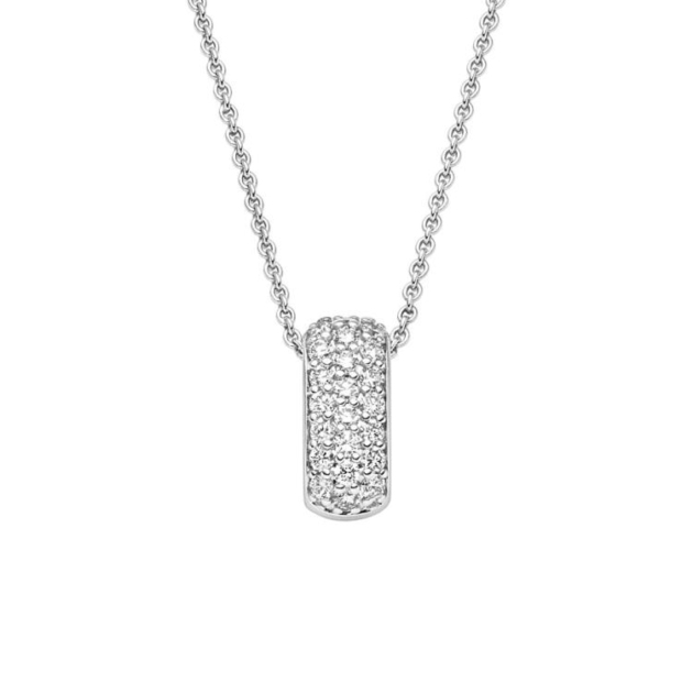 Anhänger mit 22 Brillanten zus. 0,30ct.