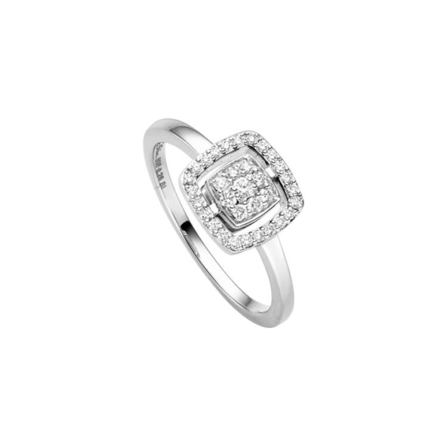 Ring mit 33 Brillanten zus. 0,26ct.