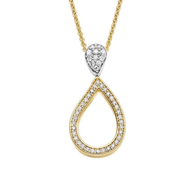 Anhänger mit 45 Brillanten zus. 0,25ct.