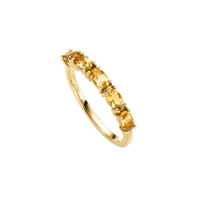 Ring mit 5 Citrine