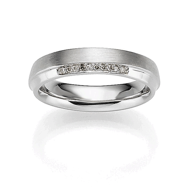 Damenring mit 10 Brillanten zus. 0,05ct.