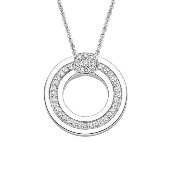 Anhänger mit 40 Brillanten zus. 0,34ct.