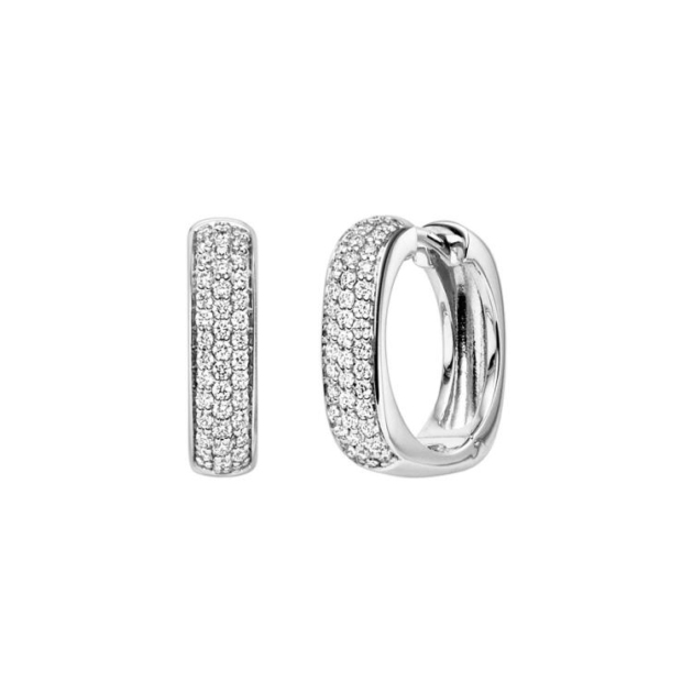 Ohrschmuck mit 86 Brillanten zus. 0,41ct.