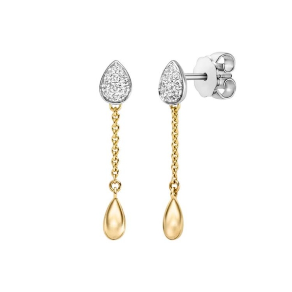 Ohrschmuck mit 20 Brillanten zus. 0,13ct.