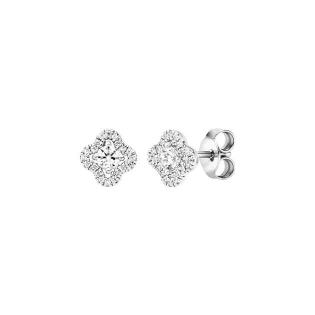 Ohrschmuck mit 42 Zirkonia