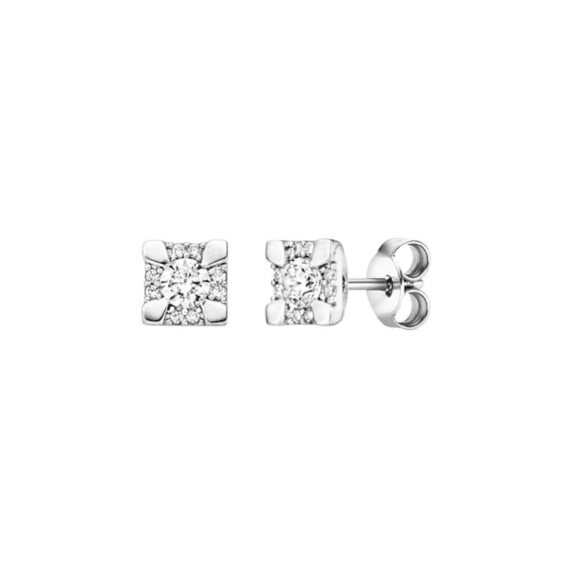 Ohrstecker mit 18 Zirkonia