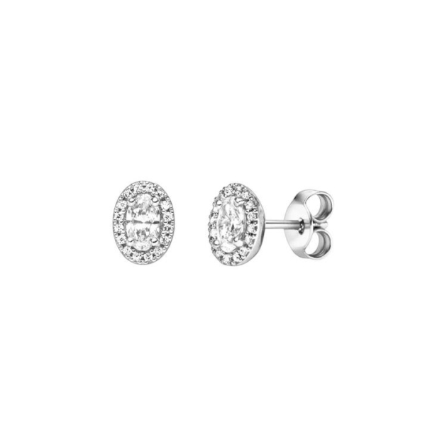 Ohrschmuck mit 34 Zirkonia
