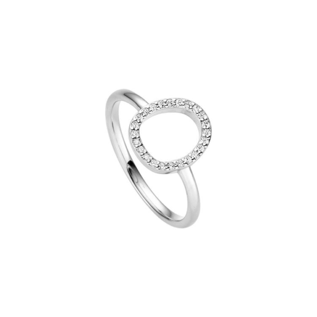Ring mit 24 Zirkonia