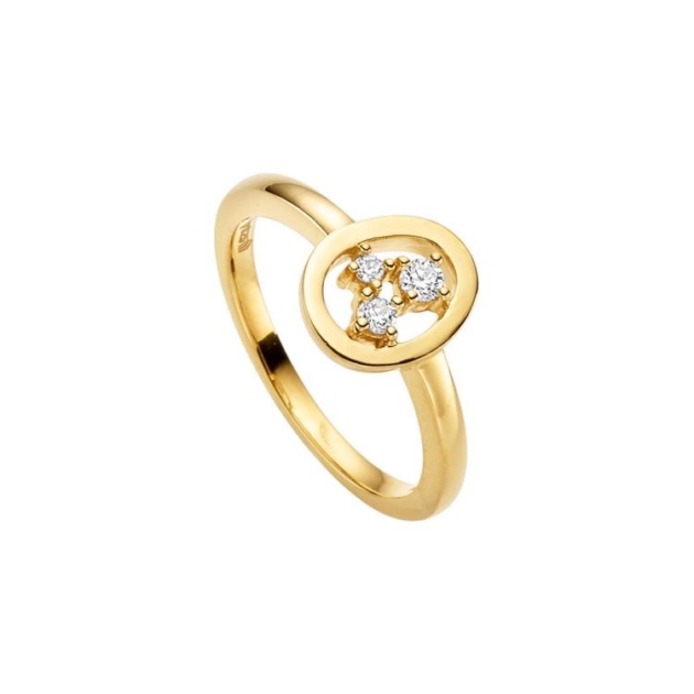 Ring mit 3 Zirkonia