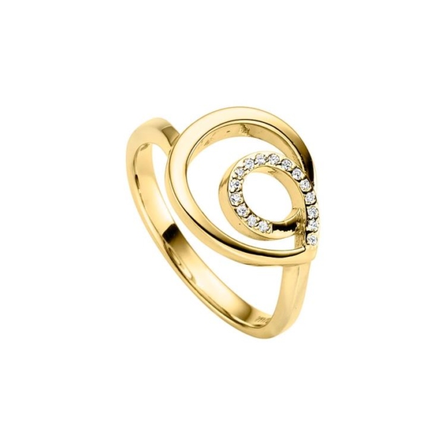 Ring mit 16 Zirkonia