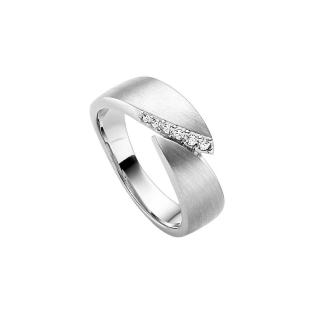 Ring mit 6 Zirkonia