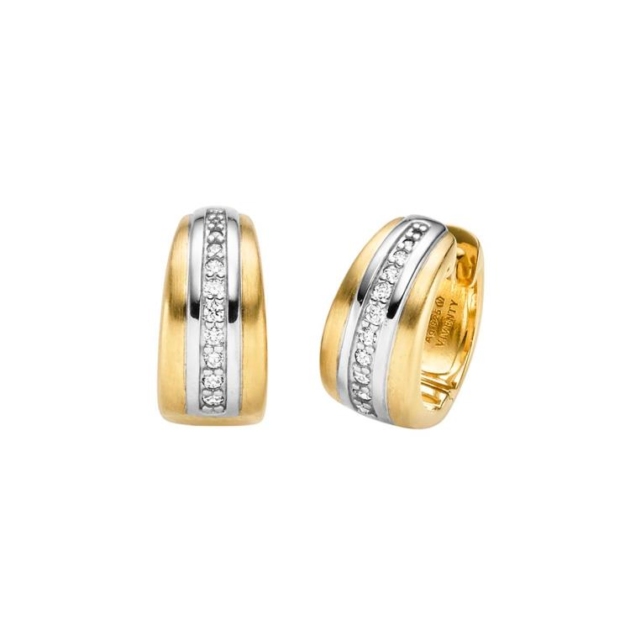 Creolen mit 22 Zirkonia