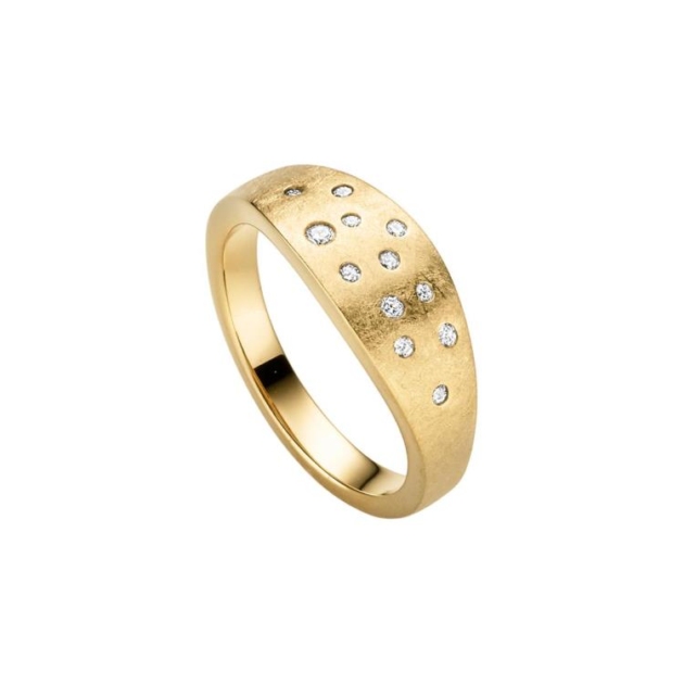 Ring mit 12 Zirkonia
