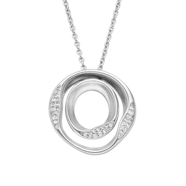 Anhänger mit Kette mit 36 Zirkonia