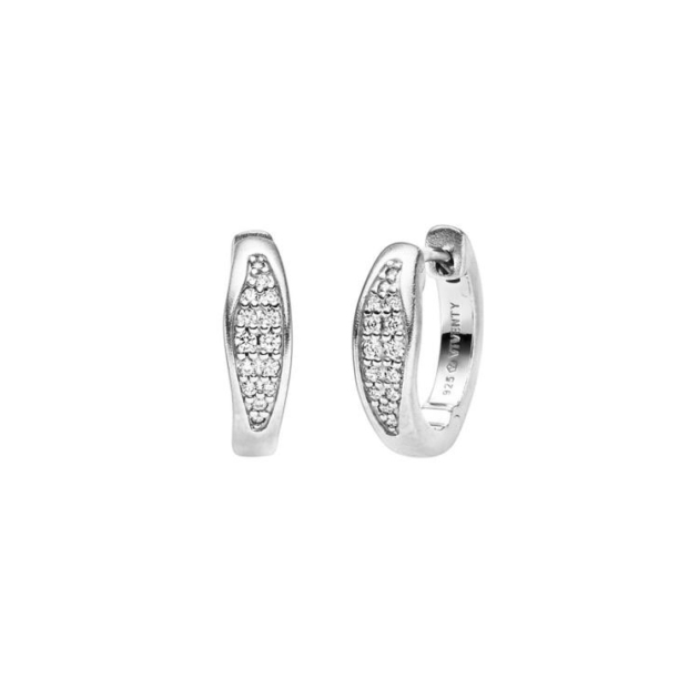 Creolen mit 28 Zirkonia