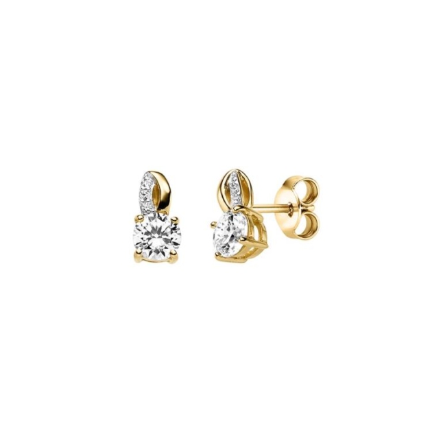 Ohrschmuck mit 8 Zirkonia