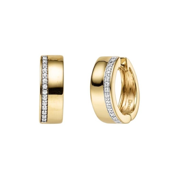 Ohrschmuck mit 28 Zirkonia