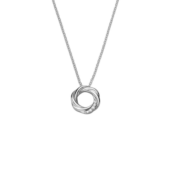 Anhänger mit 5 Brillanten zus. 0,03ct.