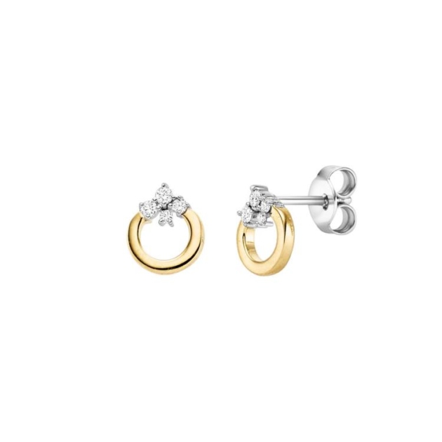 Ohrschmuck mit 8 Brillanten zus. 0,10ct.