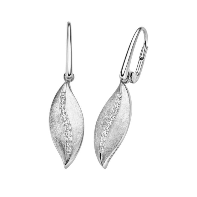 Ohrschmuck mit 22 Zirkonia