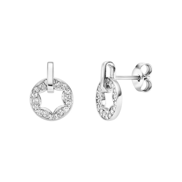 Ohrschmuck mit 30 Zirkonia