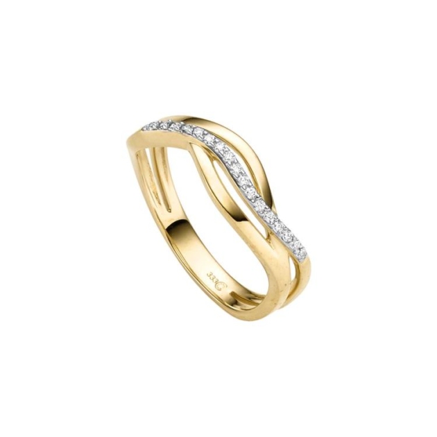 Ring mit 17 Zirkonia
