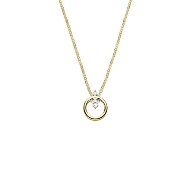 Anhänger mit 2 Zirkonia