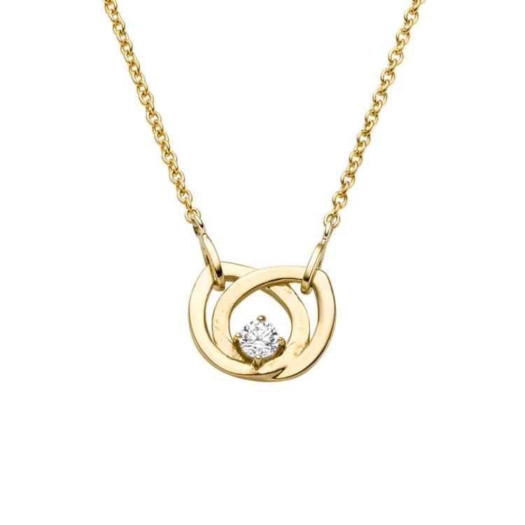 Collier mit 1 Zirkonia